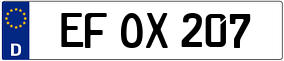Truck License Plate